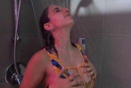 Christina Khalil Sexual Shower Patreon Video on fanspics.com