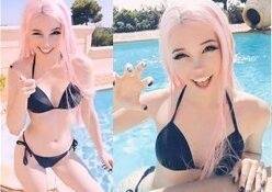 Belle Delphine Sexy Holiday Fun in the Pool Video on fanspics.com