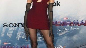 Madison Beer Flaunts Her Slender Figure at the LA Premiere of 1CSpider-Man: No Way Home 1D (4 Photos + Video) on fanspics.com