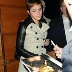 Emma Watson Asked To Sign Her Own Upskirt Pic on fanspics.com