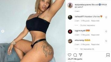 Pandasupreme Ebony Teasing Slut OnlyFans Insta Leaked Videos on fanspics.com