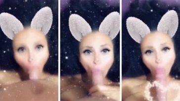 Princess Jasmine Sensual Blowjob Snapchat Video on fanspics.com