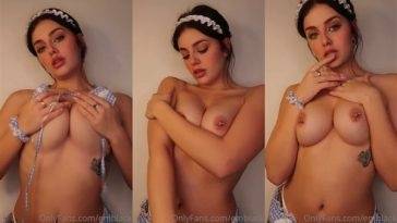 Emily Black Nude Tits Teasing Video Leaked on fanspics.com