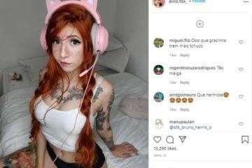 Aline Fox Nude Anal Masturbation Twitch Streamer on fanspics.com