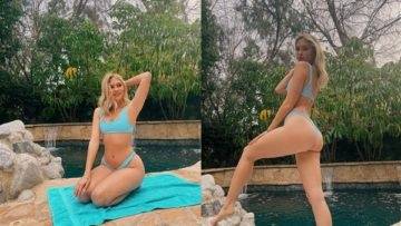 Jordyn Jones By The Pool Hot Photos  on fanspics.com