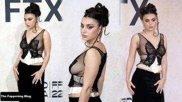 Charli XCX Flashes Her Nude Tits at the amfAR Gala Cannes 2022 in Cap d’Antibes on fanspics.com