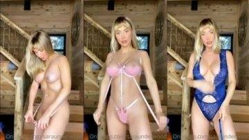 Sara Underwood Nude Lingerie Try On Video  on fanspics.com