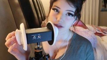 Jinx ASMR Relaxing Heavy Breathing and Ear Rubbing Video on fanspics.com