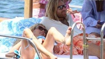 Elsa Hosk & Tom Daly are Spotted Lapping Up the Italian Sunshine on Holiday Out in Capri - Italy on fanspics.com