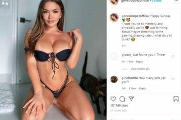 Genesis Lopez Nude Video Cam Show on fanspics.com