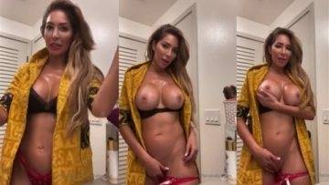 Farrah Abraham Nude Teasing On Video Chat Video  on fanspics.com