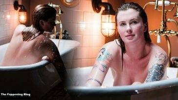 Ireland Baldwin Poses Naked in the Bathtub - Ireland on fanspics.com