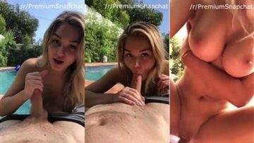 Heidi Grey Snapchat Fucking By the Pool  Video on fanspics.com