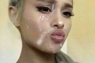 Ariana Grande Behind-The-Scenes Facial And Butt Plug Flash on fanspics.com