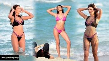 Zita Vass Heats Up Miami Beach During a New Bikini Shoot on fanspics.com