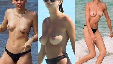 Celebrities Nude Beach Collection on fanspics.com