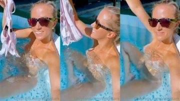 Vicky Stark Nude Hot Tub Video  on fanspics.com