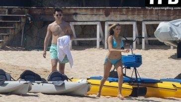 Sophia Stallone Gets Playful with Grant Sholem as The Two Enjoy a Fun Getaway in Cabo on fanspics.com