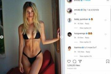 Emily Ratajkowski Nude BTS Video Celeb Model New on fanspics.com