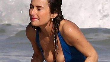 Giada De Laurentiis Nude Nipples in Miami on fanspics.com