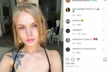 Anastasiya Scheglova Nude Video Skinny on fanspics.com