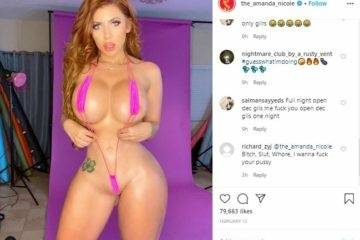 Amanda Nicole Nude Blowjob Porn  Video on fanspics.com