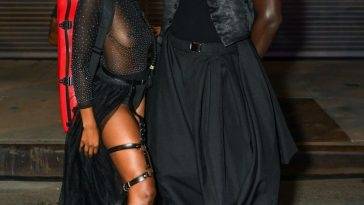 Bri Blvck Shows Off Her Nude Tits at The Event in New York - New York on fanspics.com