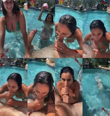 Ashley Adams swimming pool blowjob snapchat premium 2021/09/08 on fanspics.com