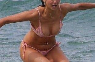 Nina Dobrev Bikini Beach Tits And Ass Pics on fanspics.com