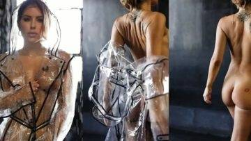 Brittney Palmer Nude Teasing in Raincoat Video Leaked on fanspics.com
