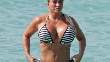 Katie Price Showcases Her Big Boobs in a Bikini While Enjoying Her Holiday in Thailand - Thailand on fanspics.com