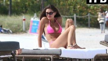 Debbie St. Pierre Puts Sensational Beach Body on Display in Miami on fanspics.com