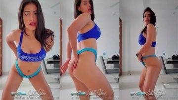 Anabella Galeano Nude Gym Wear Teasing Video Leaked on fanspics.com