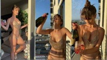 Amanda Cerny  Nude New year Celebration Video on fanspics.com