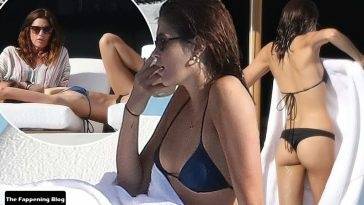 Cindy Crawford & Kaia Gerber Slip Into Matching Swimwear in Cabo San Lucas on fanspics.com