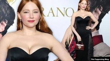 Haley Bennett Shows Off Her Sexy Boobs at the Premiere of 1CCyrano 1D in NYC on fanspics.com