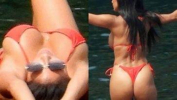 Nicole Scherzinger Gets the Temperatures Soaring on Holiday in Lake Como on fanspics.com