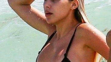 Alexa Dellanos Nip Slip at the Beach on fanspics.com