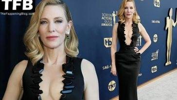 Cate Blanchett Displays Her Sexy Tits at the 28th Annual Screen Actors Guild Awards on fanspics.com