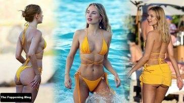 Kimberley Garner Looks Hot During Her Holidays in the Caribbean Island of St Barts on fanspics.com