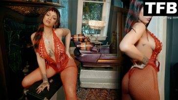 Rihanna Displays Her Gorgeous Body in Skimpy Lingerie For Savage X Fenty Valentine’s Day (51 Pics + Video) on fanspics.com