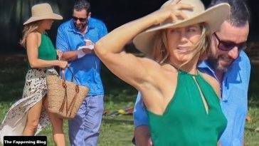 Jennifer Aniston & Adam Sandler are Spotted on the Set of Netflix 19s 18Murder Mystery 2 19 For the First Time on fanspics.com