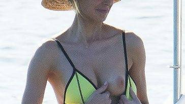 Jennifer Hawkins Nude Tits On The Beach on fanspics.com