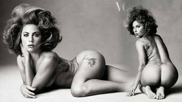 Lady Gaga Nude 13 Vogue December 2021 Issue on fanspics.com