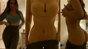 Christina Khalil Nude Changing Clothes Video  on fanspics.com