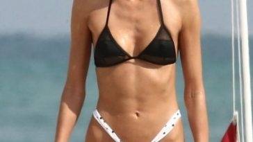 Alina Baikova Dons an Itsy-Bitsy Bikini in Miami on fanspics.com