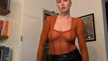 Ireland Baldwin Poses in a See-Through Top (2 New Photos) - Ireland on fanspics.com