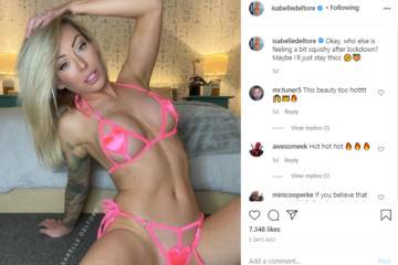 Isabelle Deltore Nude Onlyfans Tight Pussy Masturbation Video  on fanspics.com