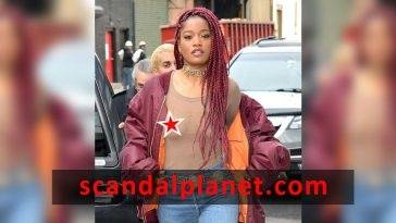 Keke Palmer Boobs In See Through Top 13 [ 9 NEW PICS ] on fanspics.com