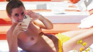 Emma Watson 19s Nude Leak from Her Holiday in Italy - Italy on fanspics.com